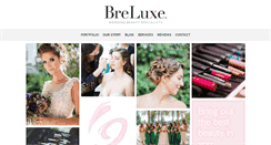 Desktop Screenshot of breluxebeauty.com